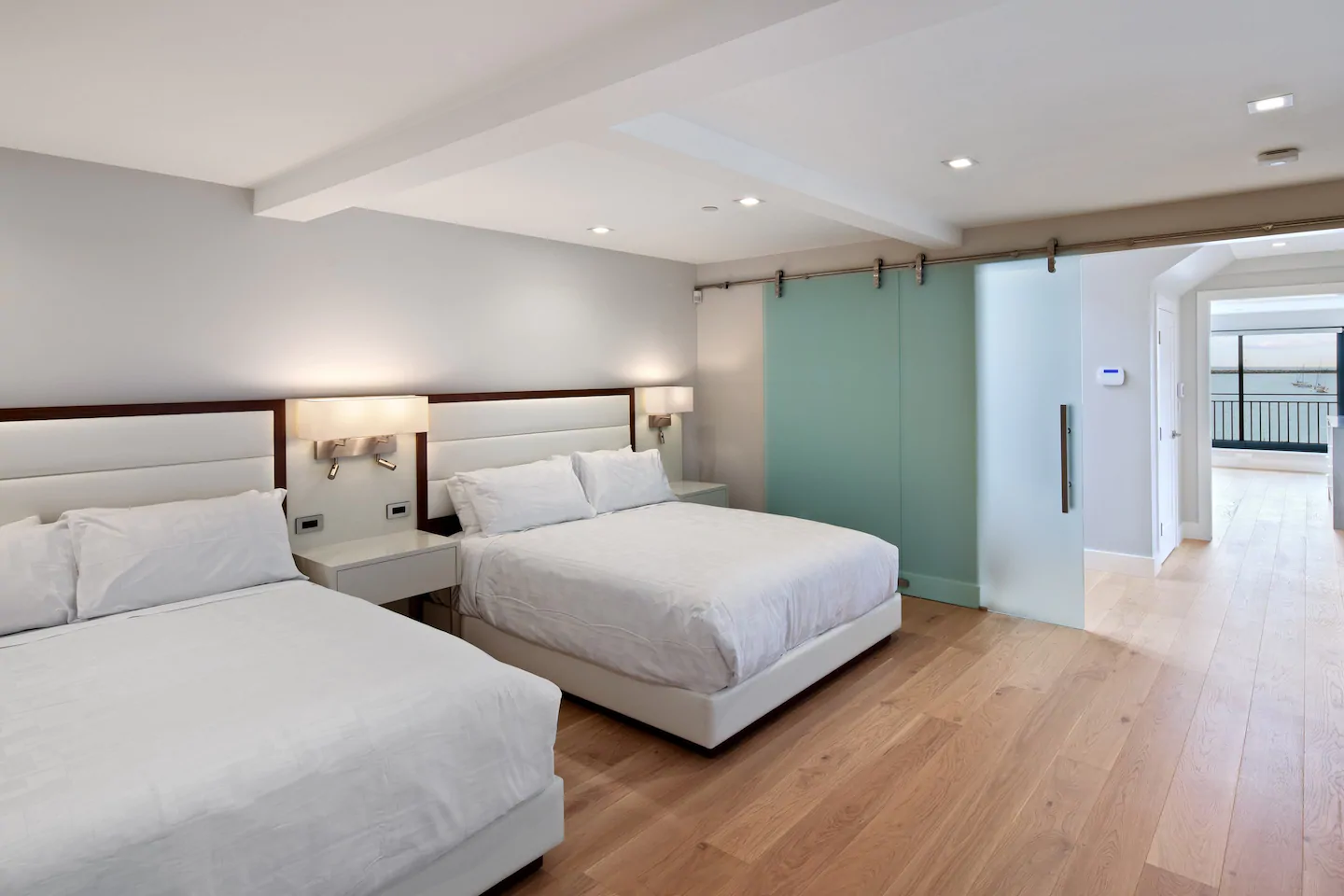 The home includes two bedrooms