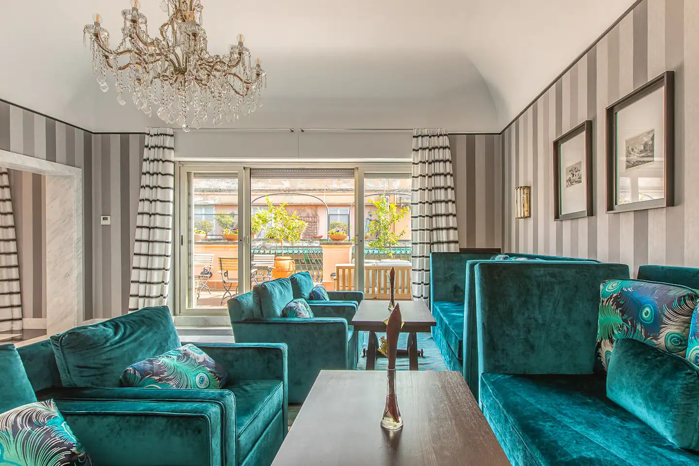 This cozy living room is the perfect place to relax and enjoy the view.