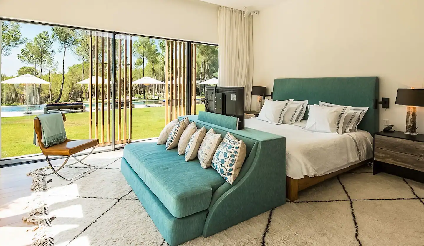 Cozy retreat for a restful night's sleep.