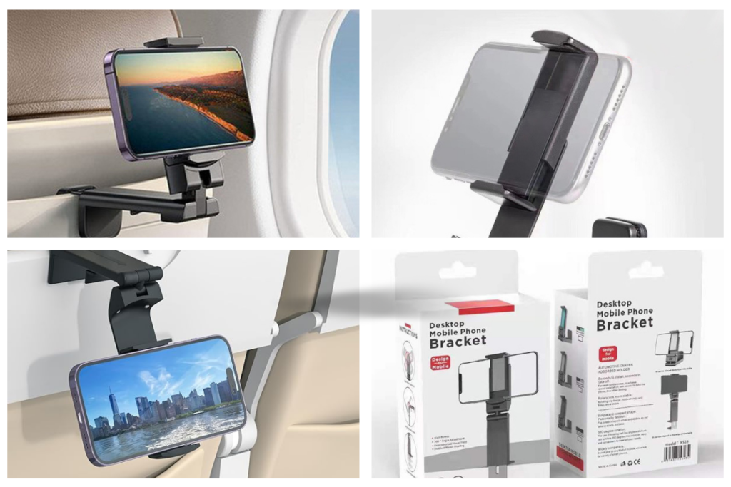 Long flight hours? The airplane phone holder is a game changer for you.