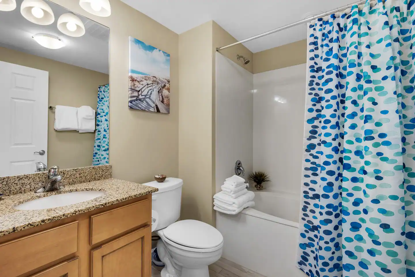 Soaking tub with shower in master bath