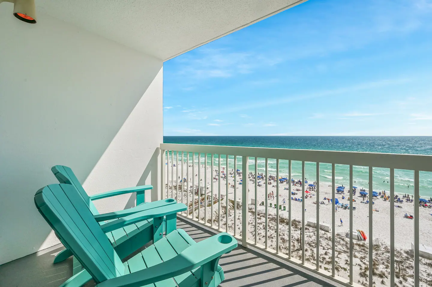 Look at this amazing view in the balcony!