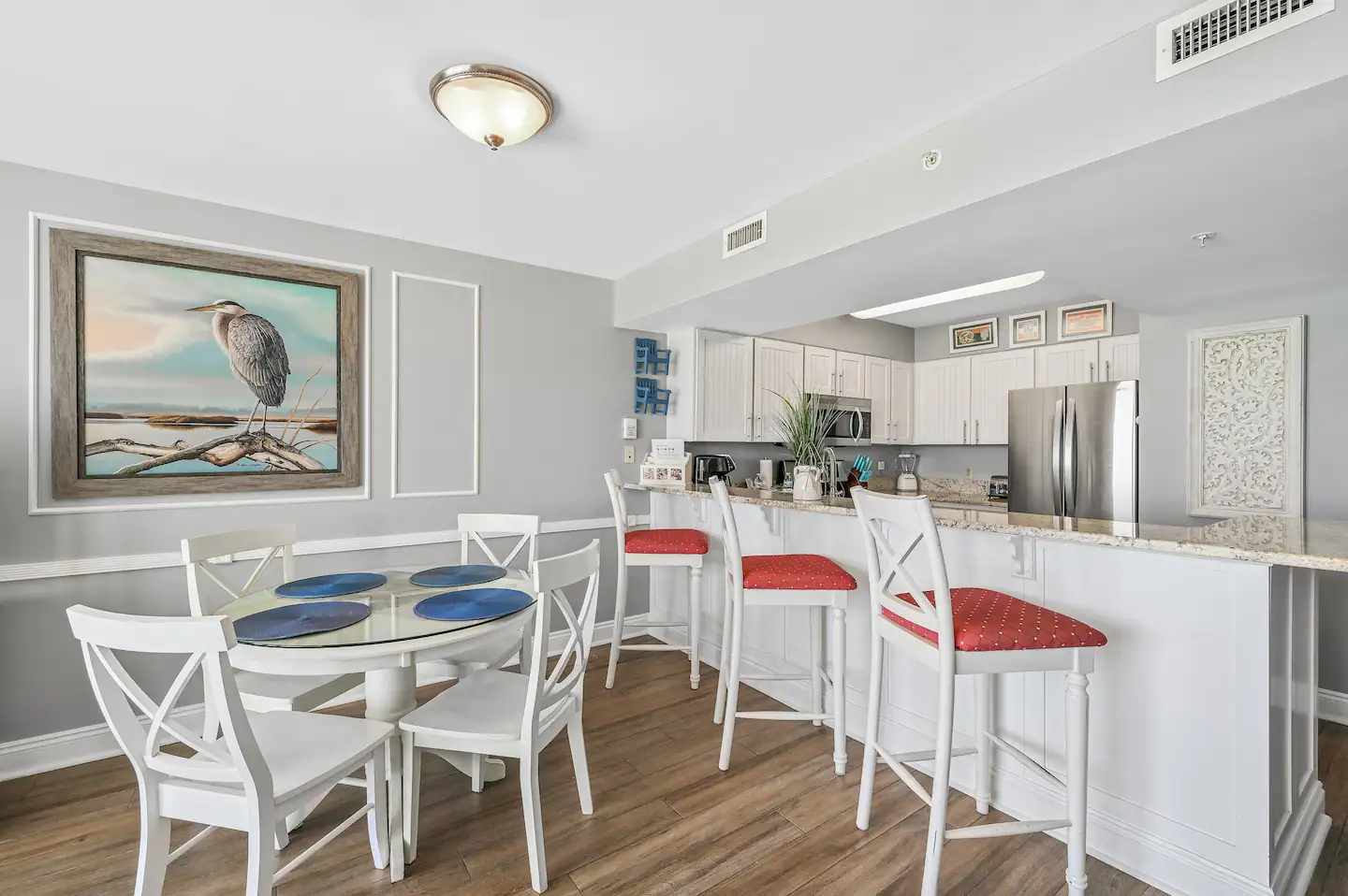 Large dining space.