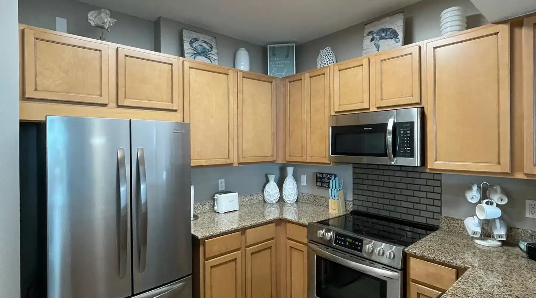 Upgraded stainless steel appliances!